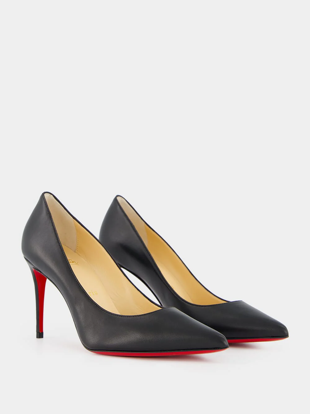 Black 85 Sporty Kate Pumps - Image 3