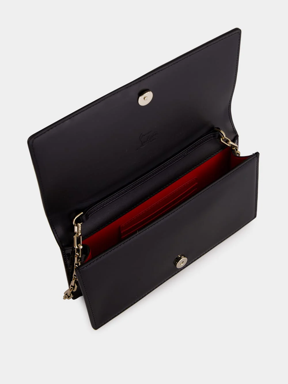 Black Bettina Patent Leather Clutch - Image 6