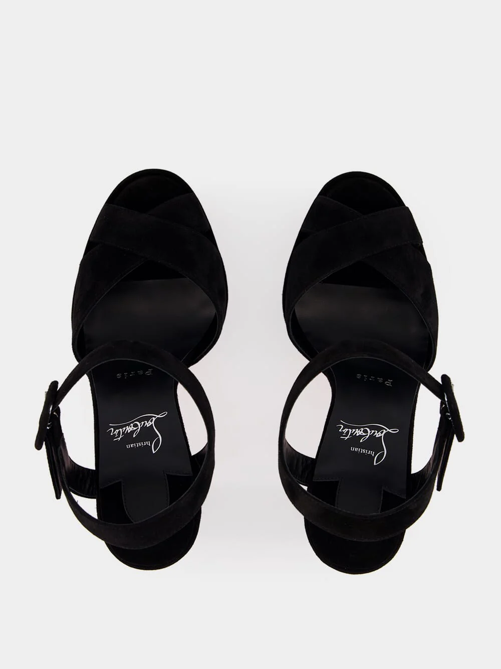 Black Cora 100 High-Heel Sandals - Image 4