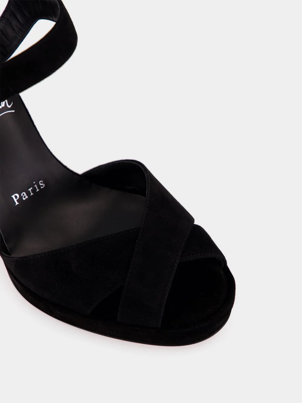Black Cora 100 High-Heel Sandals - Image 7