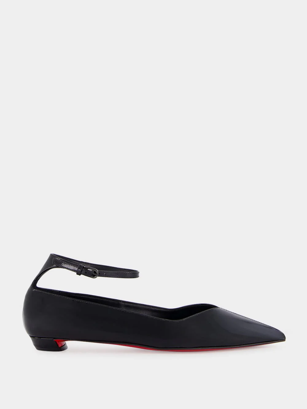 Black Erozeena Patent Ballet Flats