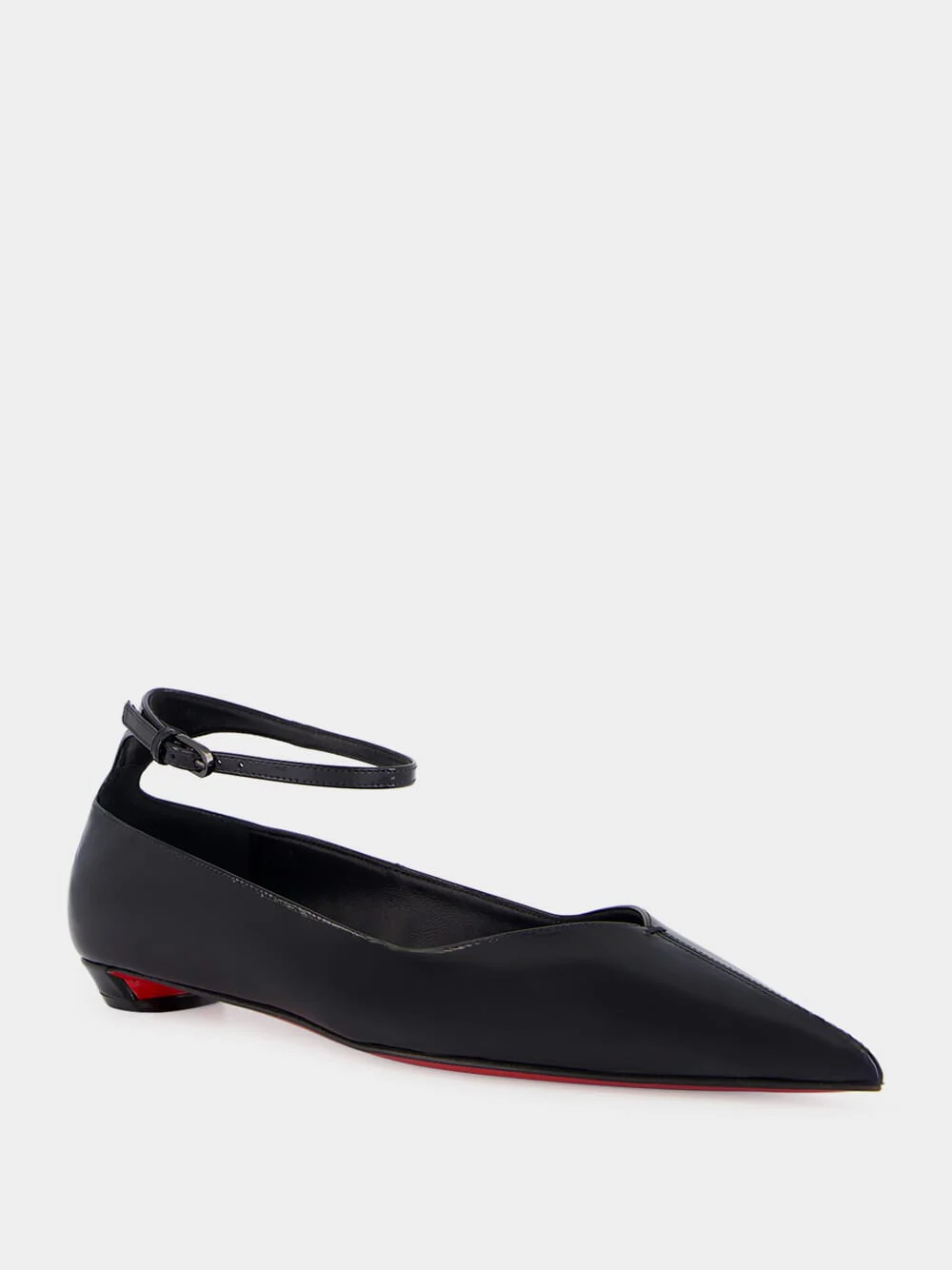 Black Erozeena Patent Ballet Flats - Image 2
