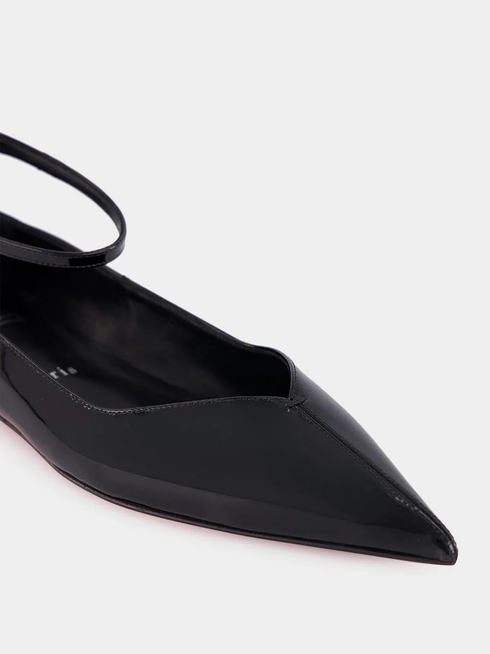 Black Erozeena Patent Ballet Flats - Image 7