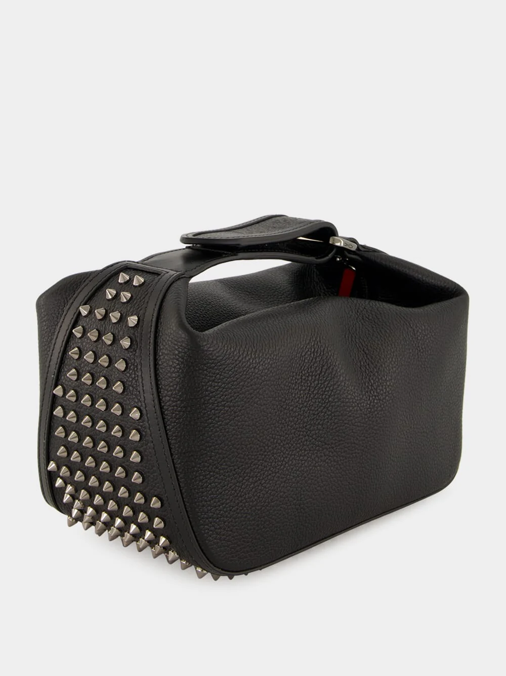 Black Funky Leather Pouch - Image 2