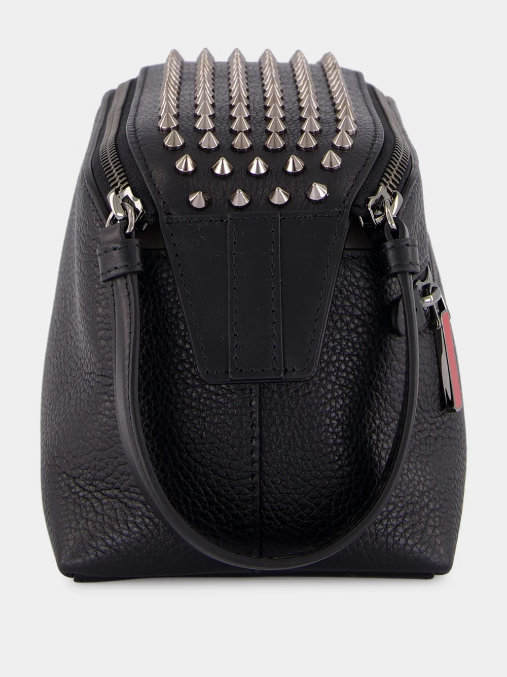 Black Funky Leather Travel Pouch - Image 3