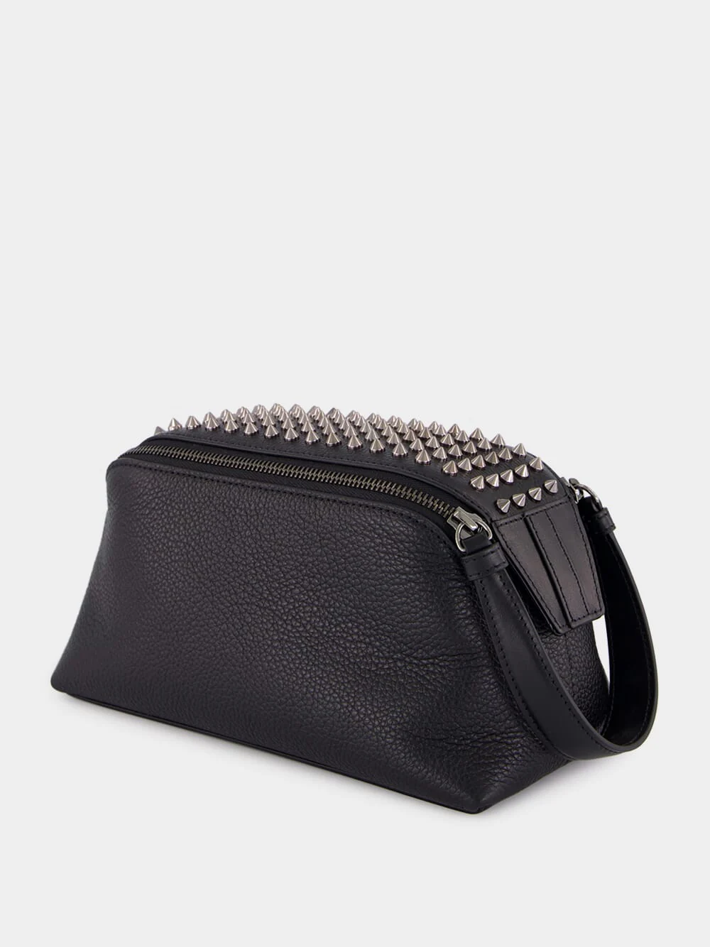 Black Funky Leather Travel Pouch - Image 4