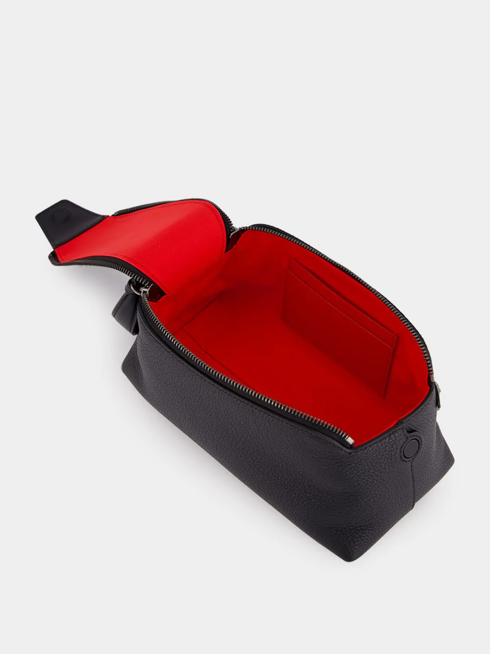 Black Funky Leather Travel Pouch - Image 5
