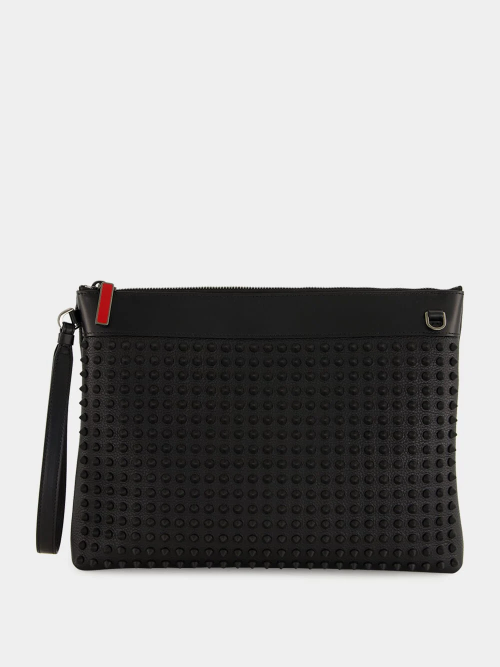 Black Funky Pouch with Spikes