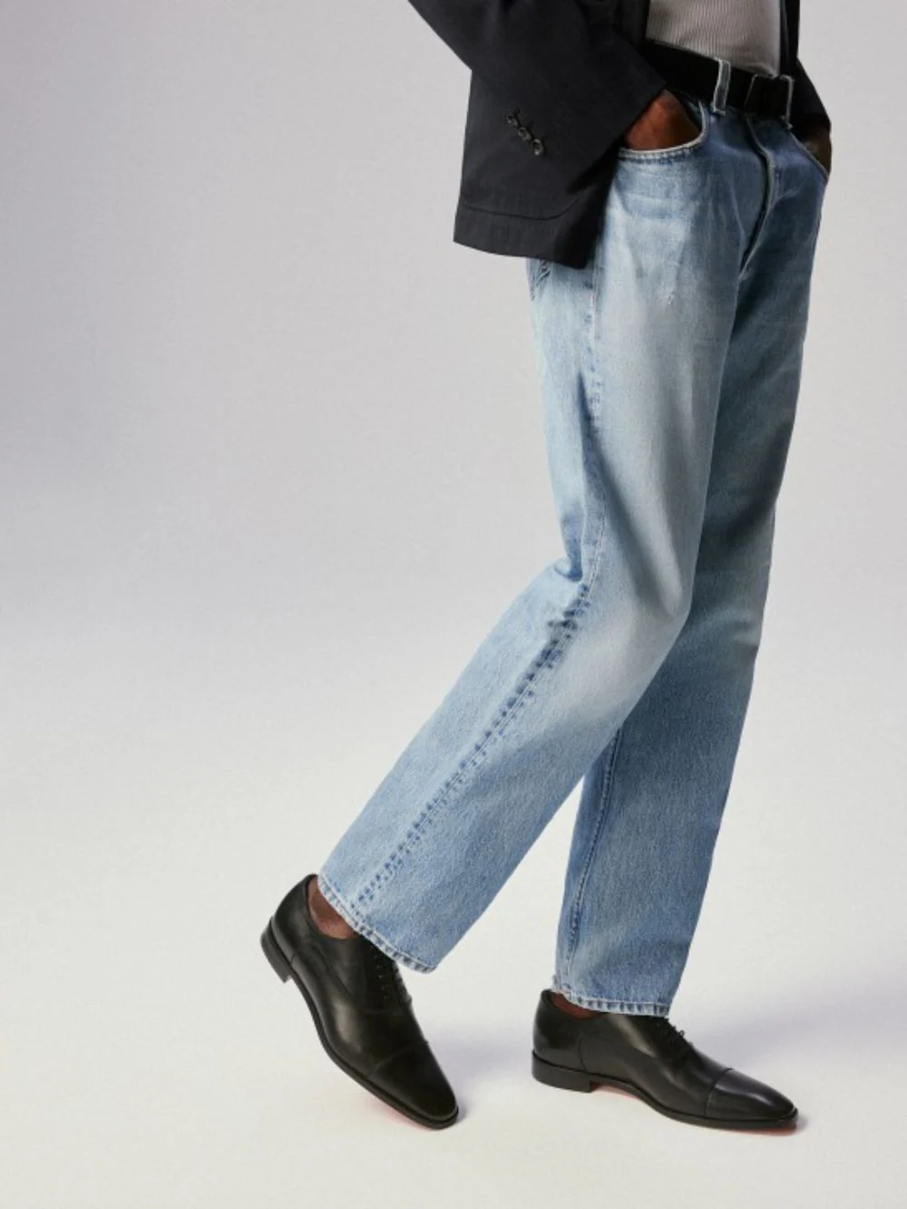 Black Greggory Oxford Shoes