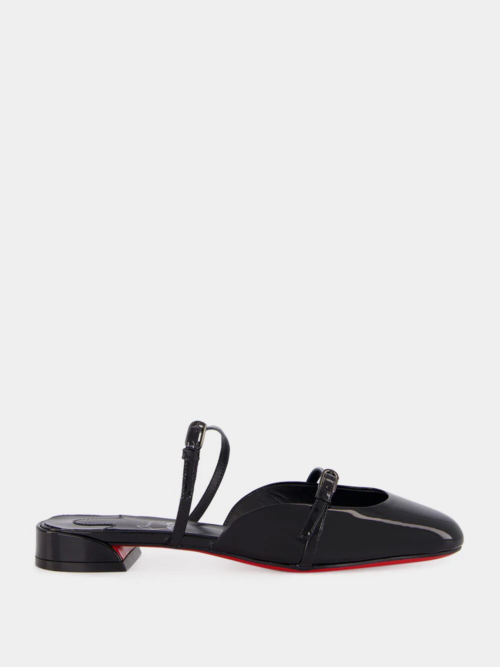 Black Jane Nina Patent Mules