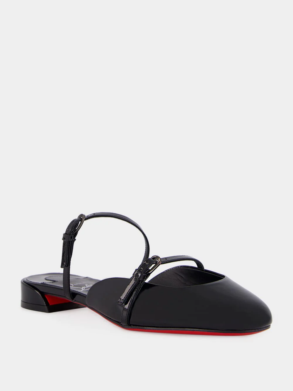 Black Jane Nina Patent Mules - Image 3