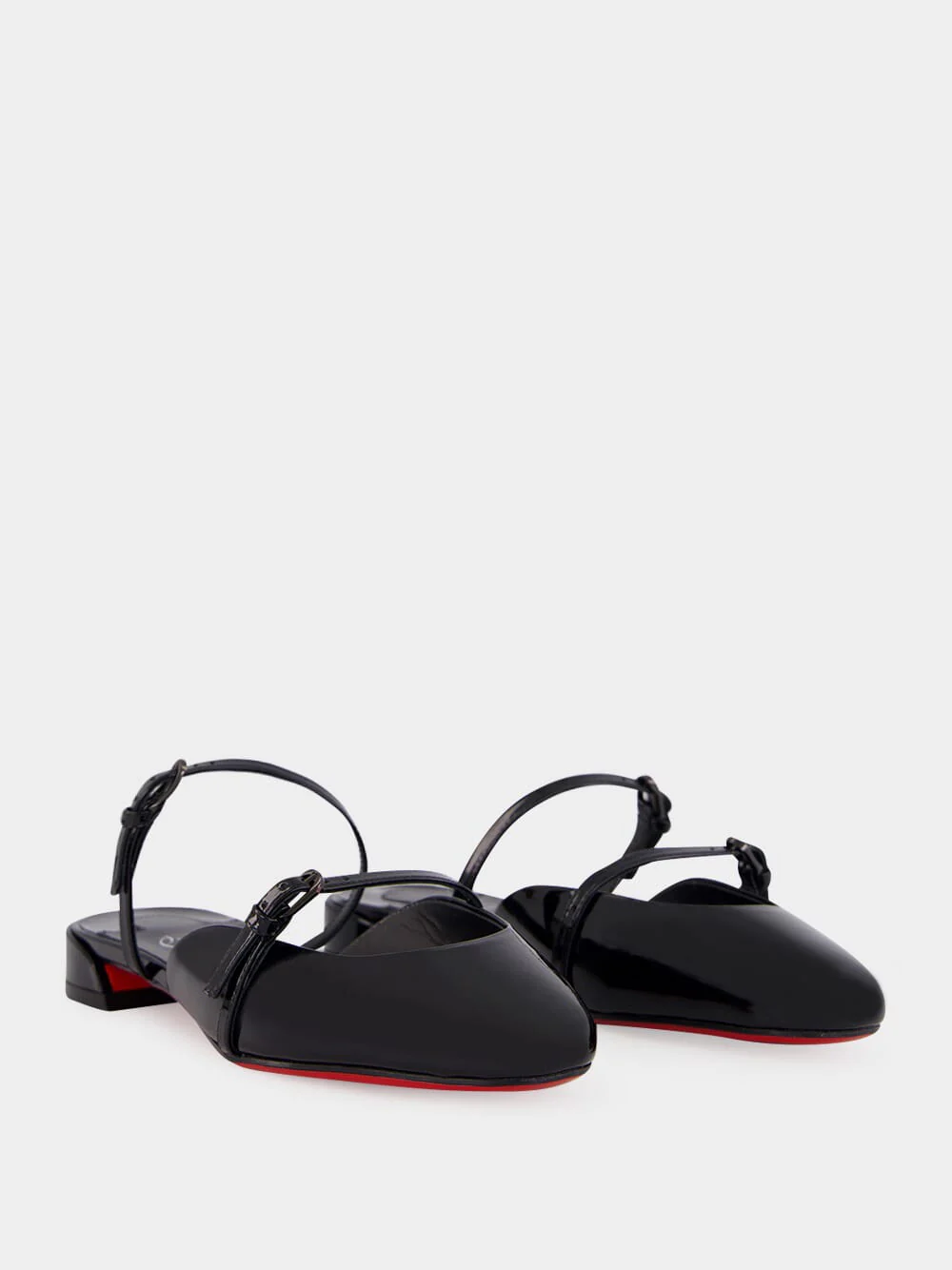 Black Jane Nina Patent Mules - Image 4