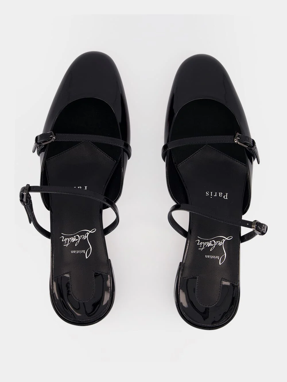 Black Jane Nina Patent Mules - Image 5