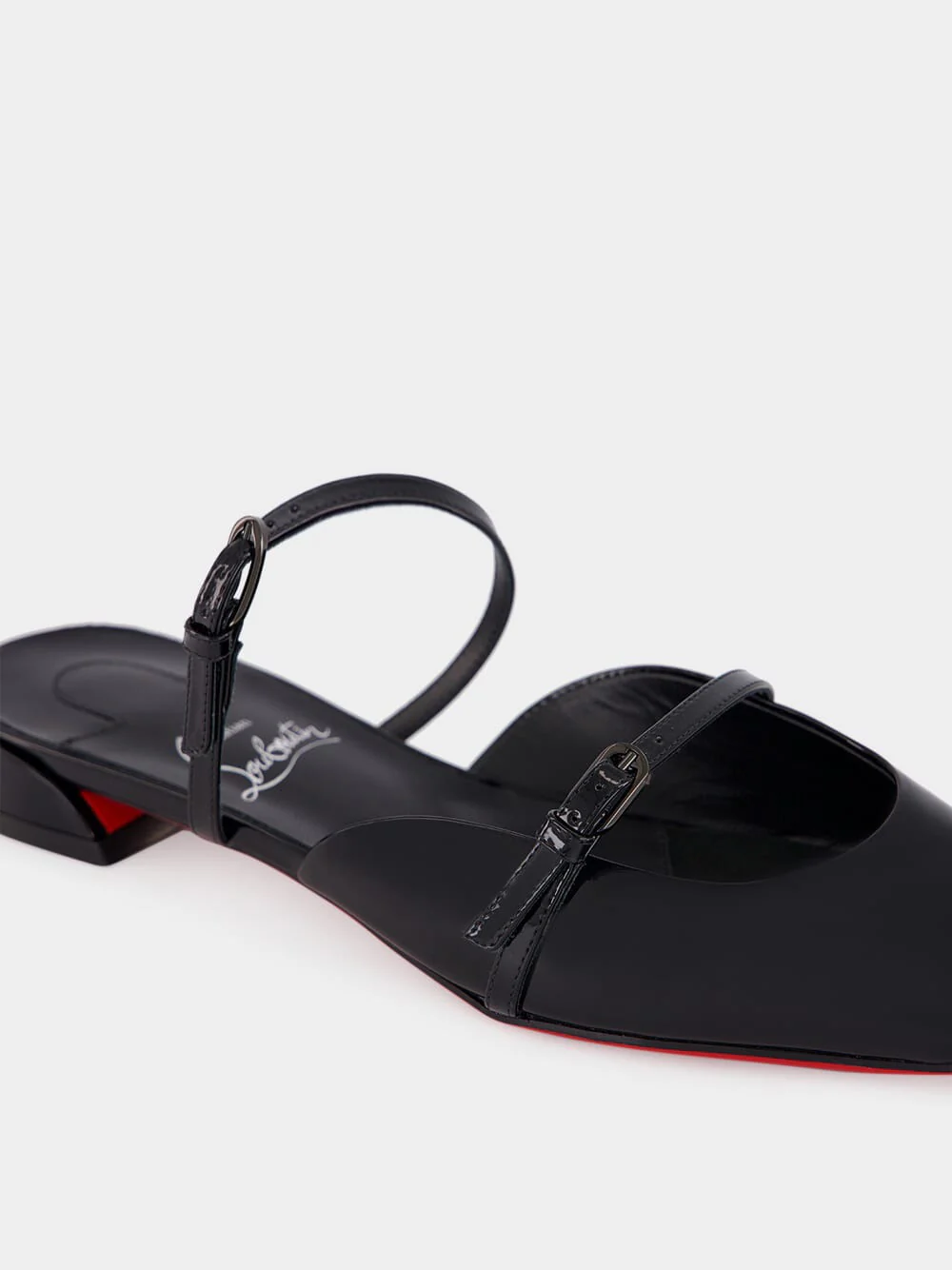 Black Jane Nina Patent Mules - Image 7