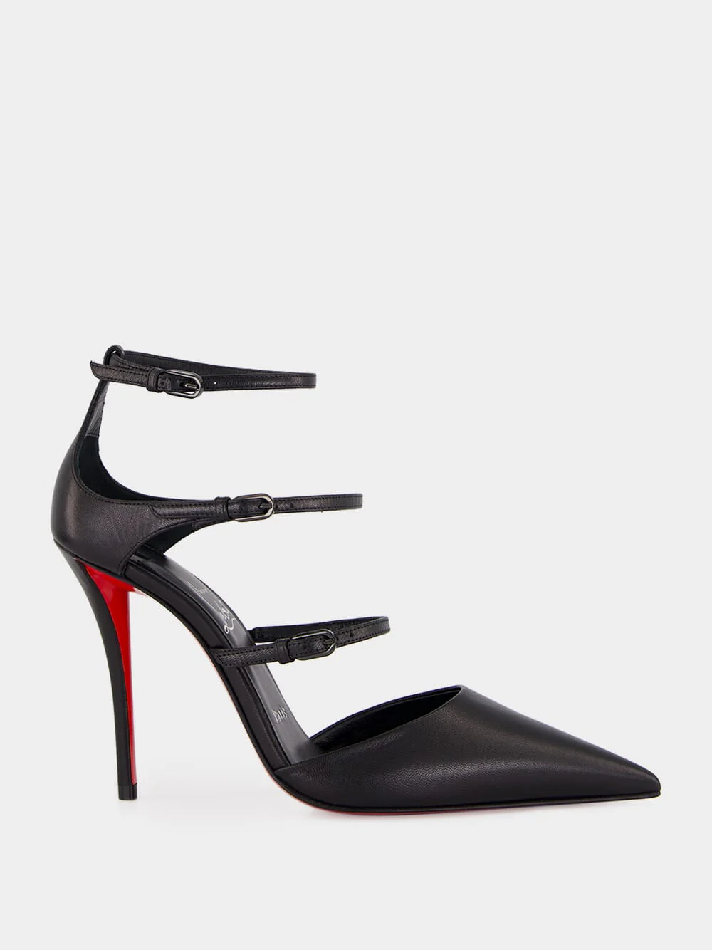 Black Milena 100 Strappy Pumps