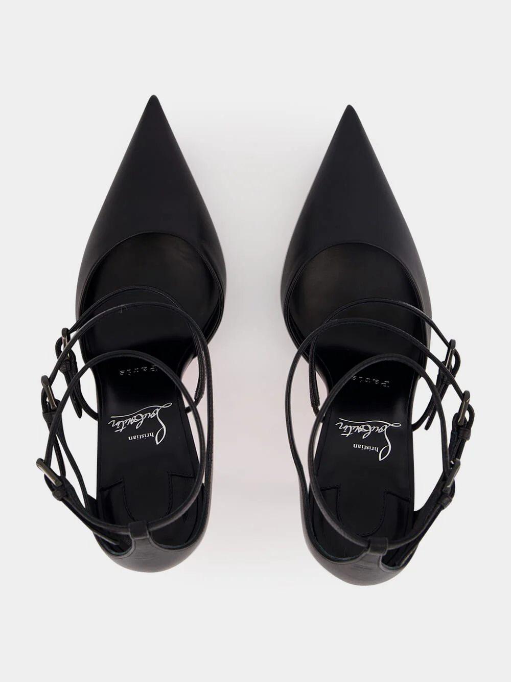Black Milena 100 Strappy Pumps - Image 5