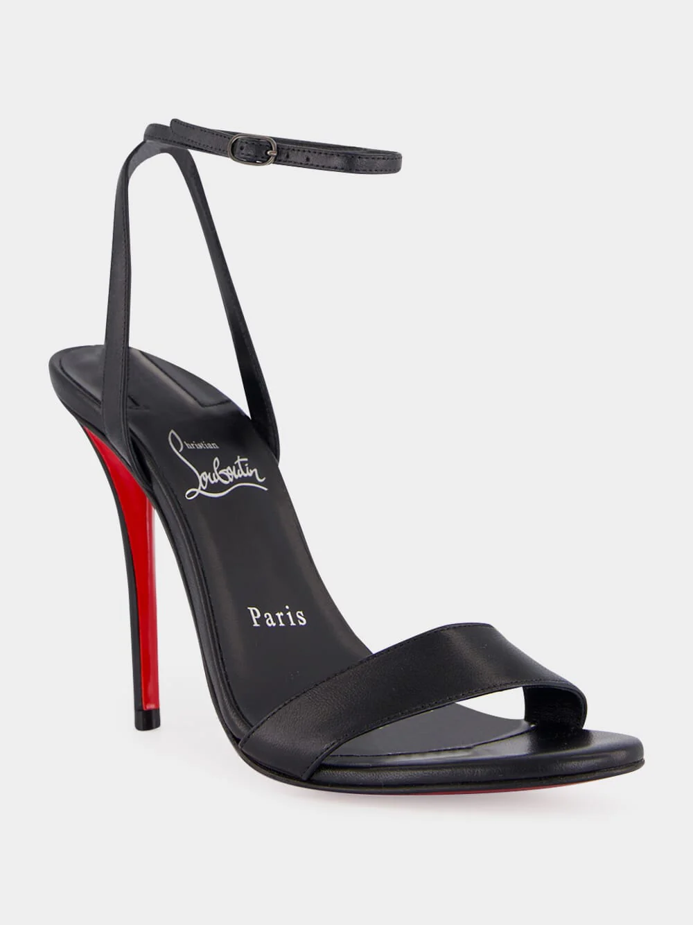 Black Miss Z 100 Strappy Sandals - Image 3