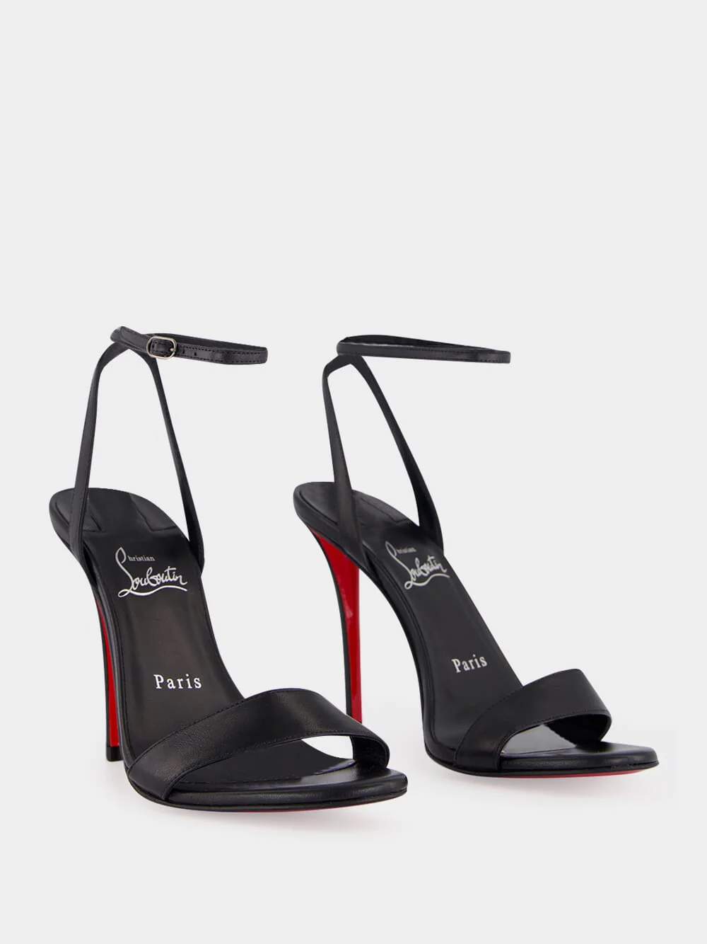 Black Miss Z 100 Strappy Sandals - Image 4