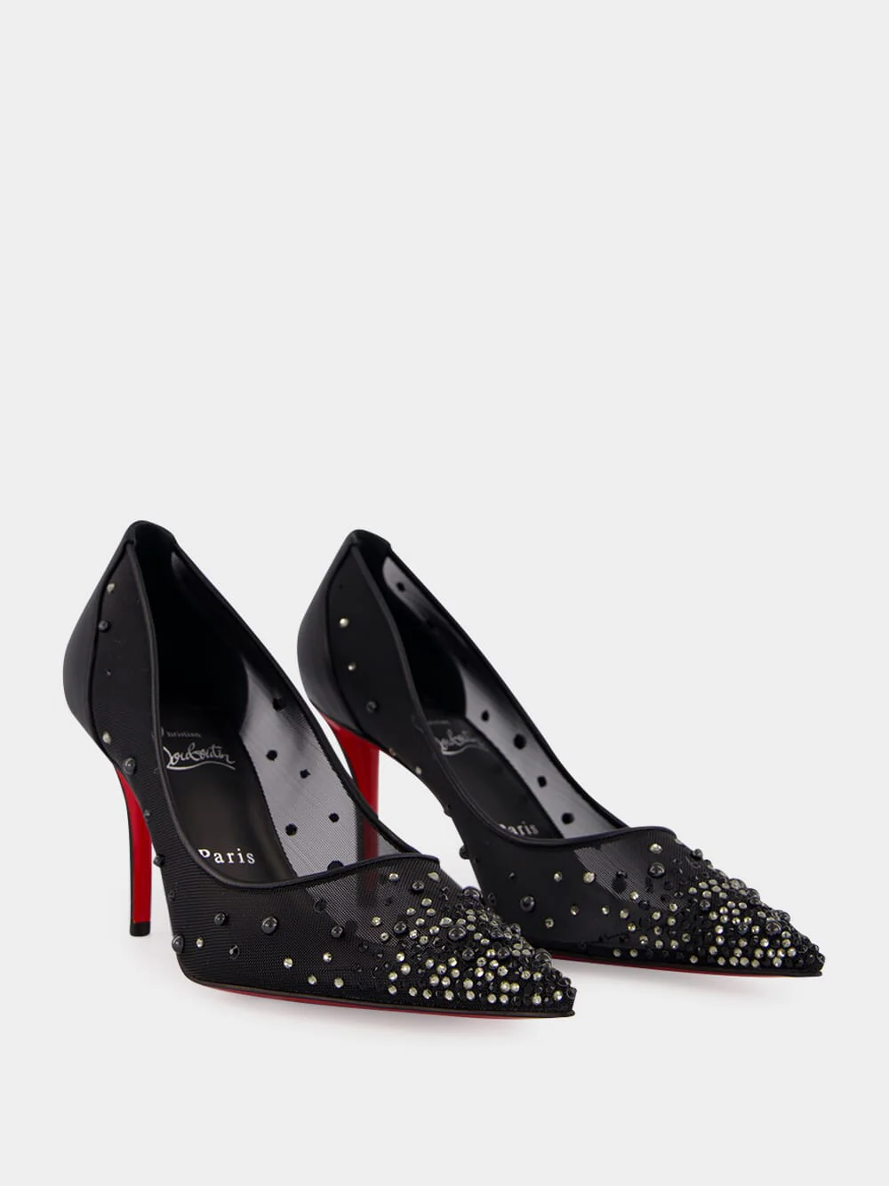 Black Miss Z 80 Degrastrass Perla Pumps - Image 3