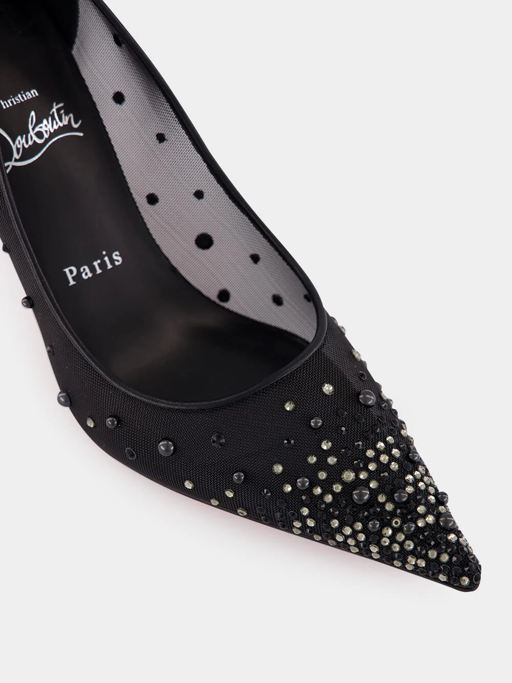 Black Miss Z 80 Degrastrass Perla Pumps - Image 7