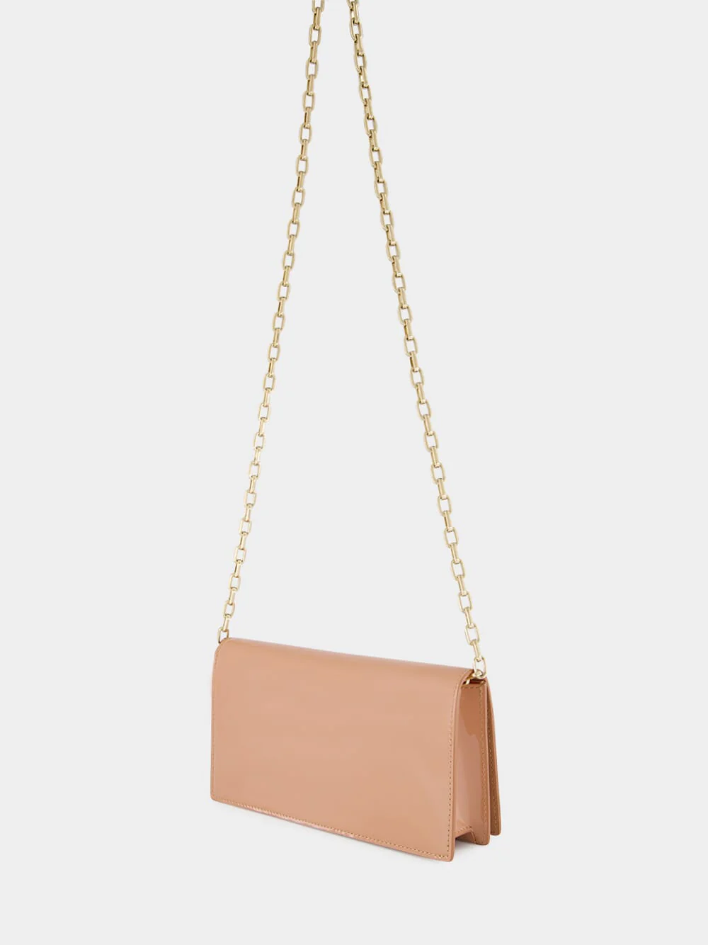 Blush Bettina Patent Leather Clutch - Image 5