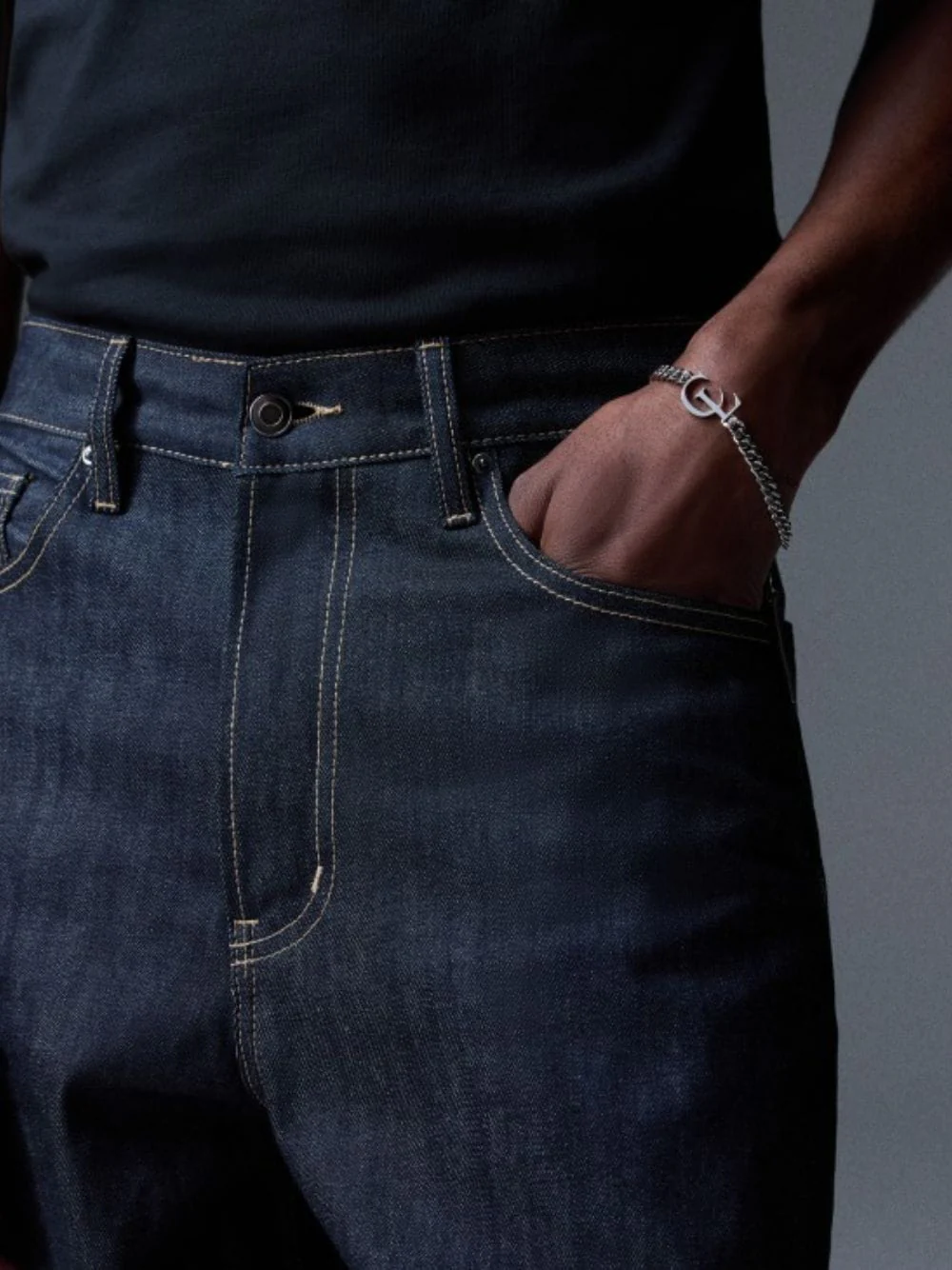 Silver CL Metal Bracelet - Image 2