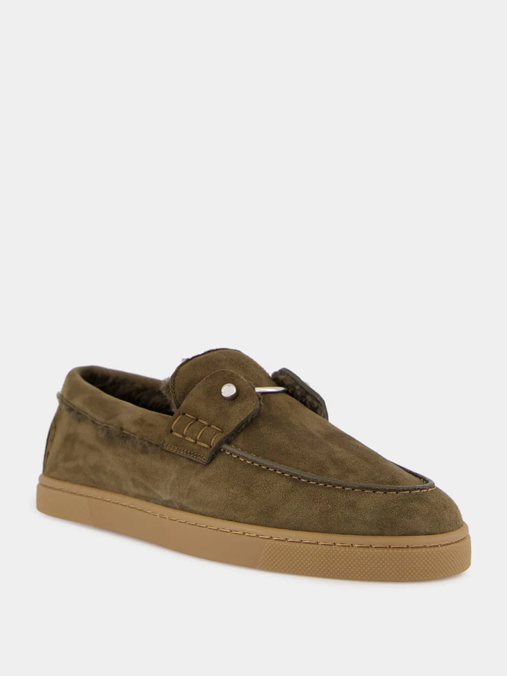Bronzo Chambeliboat Shearling Boat Shoes - Image 2
