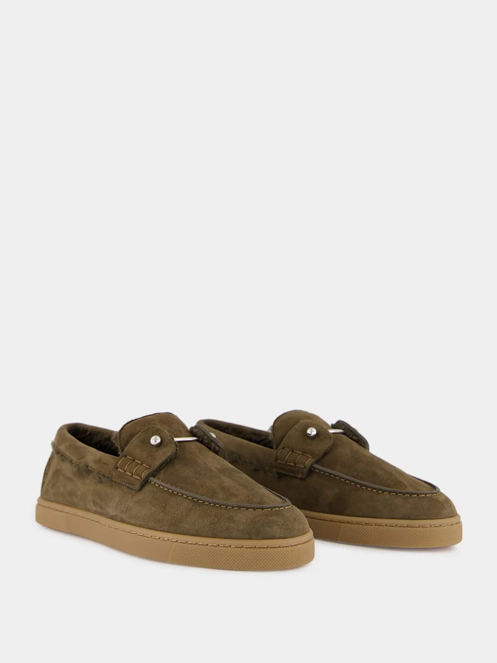 Bronzo Chambeliboat Shearling Boat Shoes - Image 3