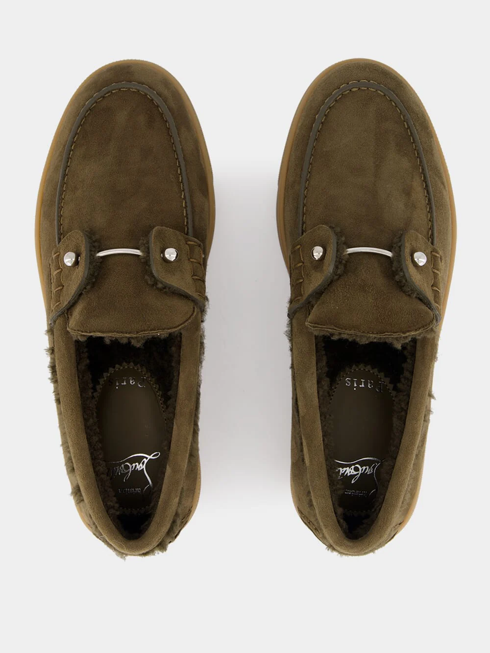 Bronzo Chambeliboat Shearling Boat Shoes - Image 4