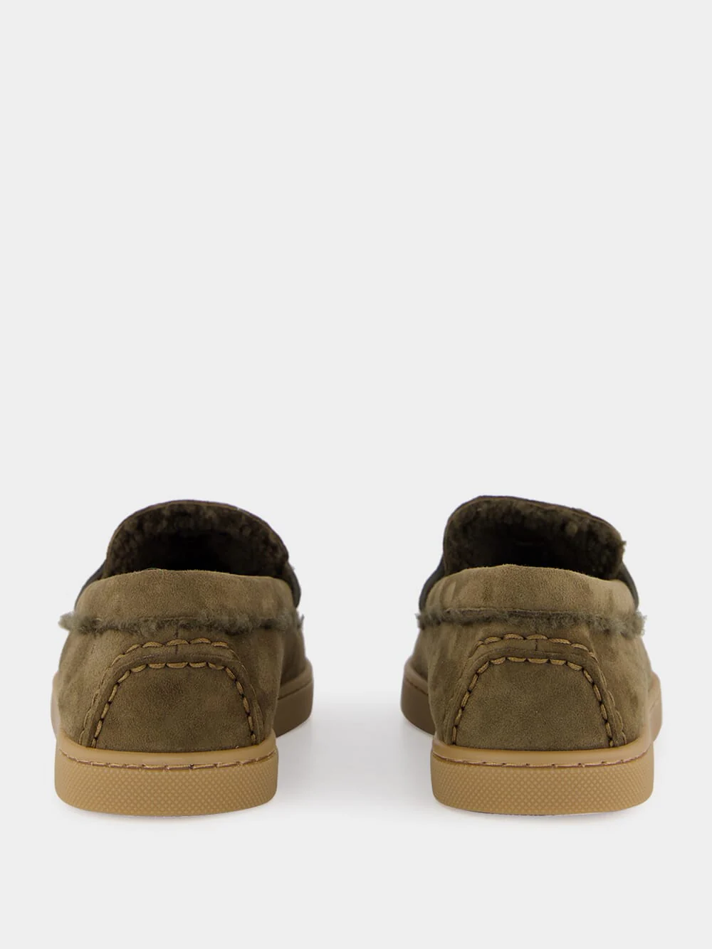 Bronzo Chambeliboat Shearling Boat Shoes - Image 5