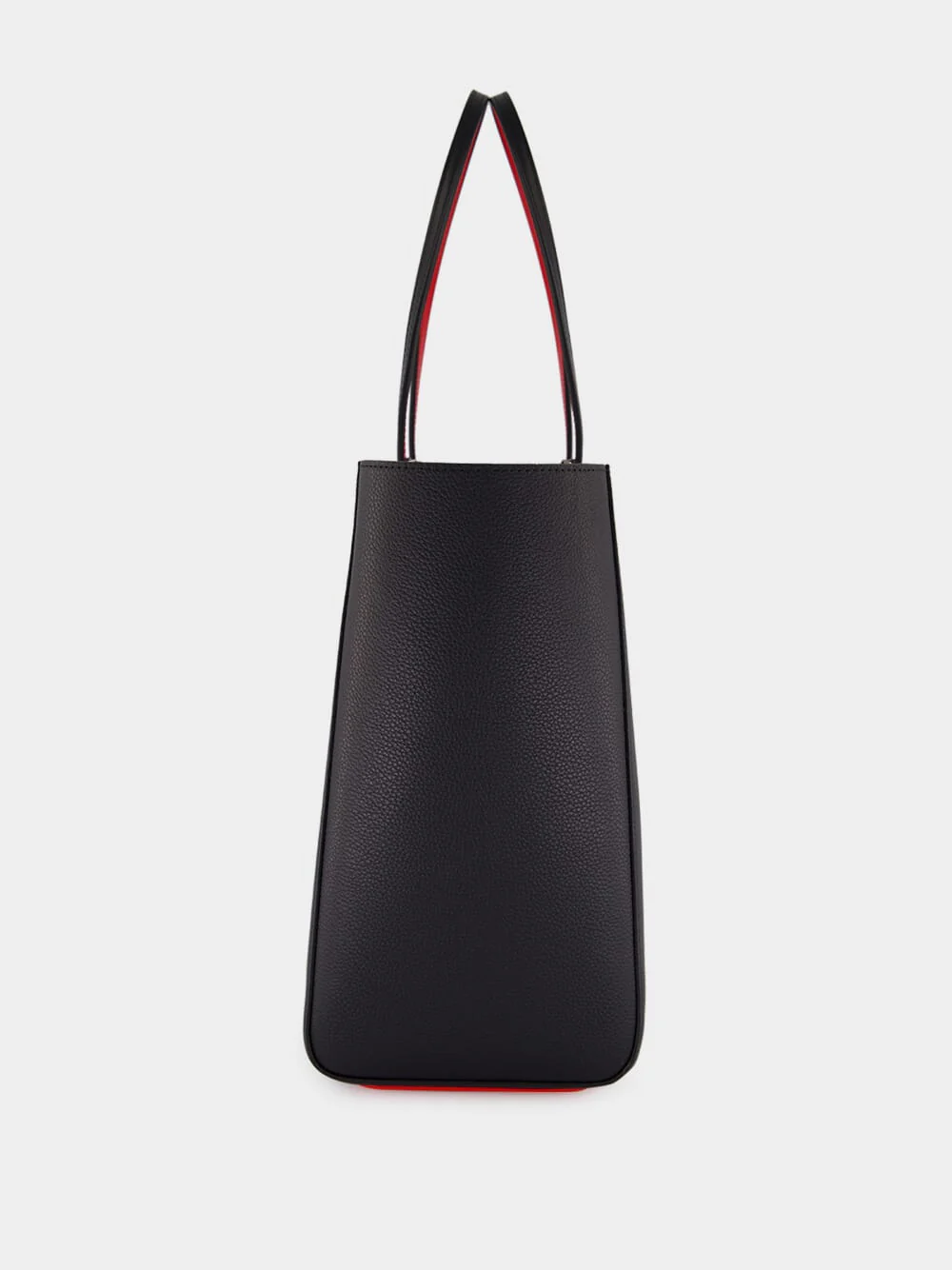 Cabata Large Black Leather Tote - Image 3