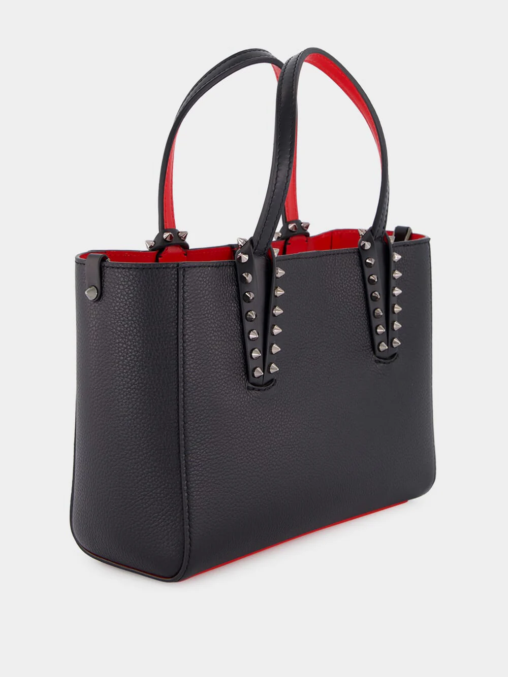 Cabata Mini Soft Black Leather Tote - Image 3