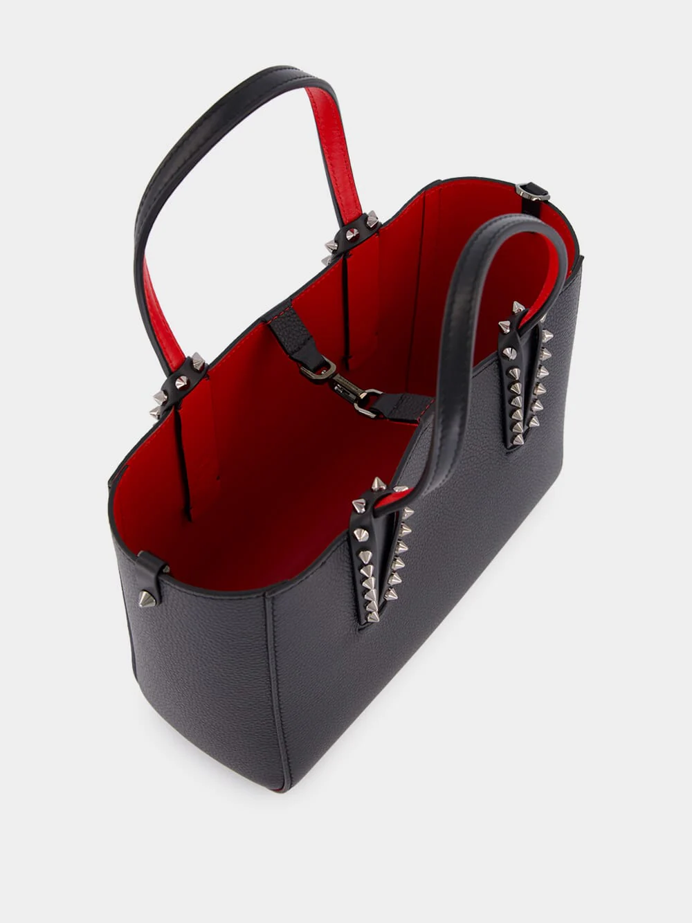 Cabata Mini Soft Black Leather Tote - Image 6