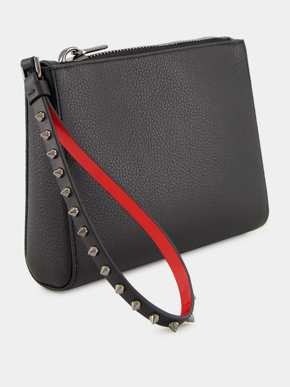 Cabata Soft Empire Mini Pouch in Black Calf Leather - Image 2