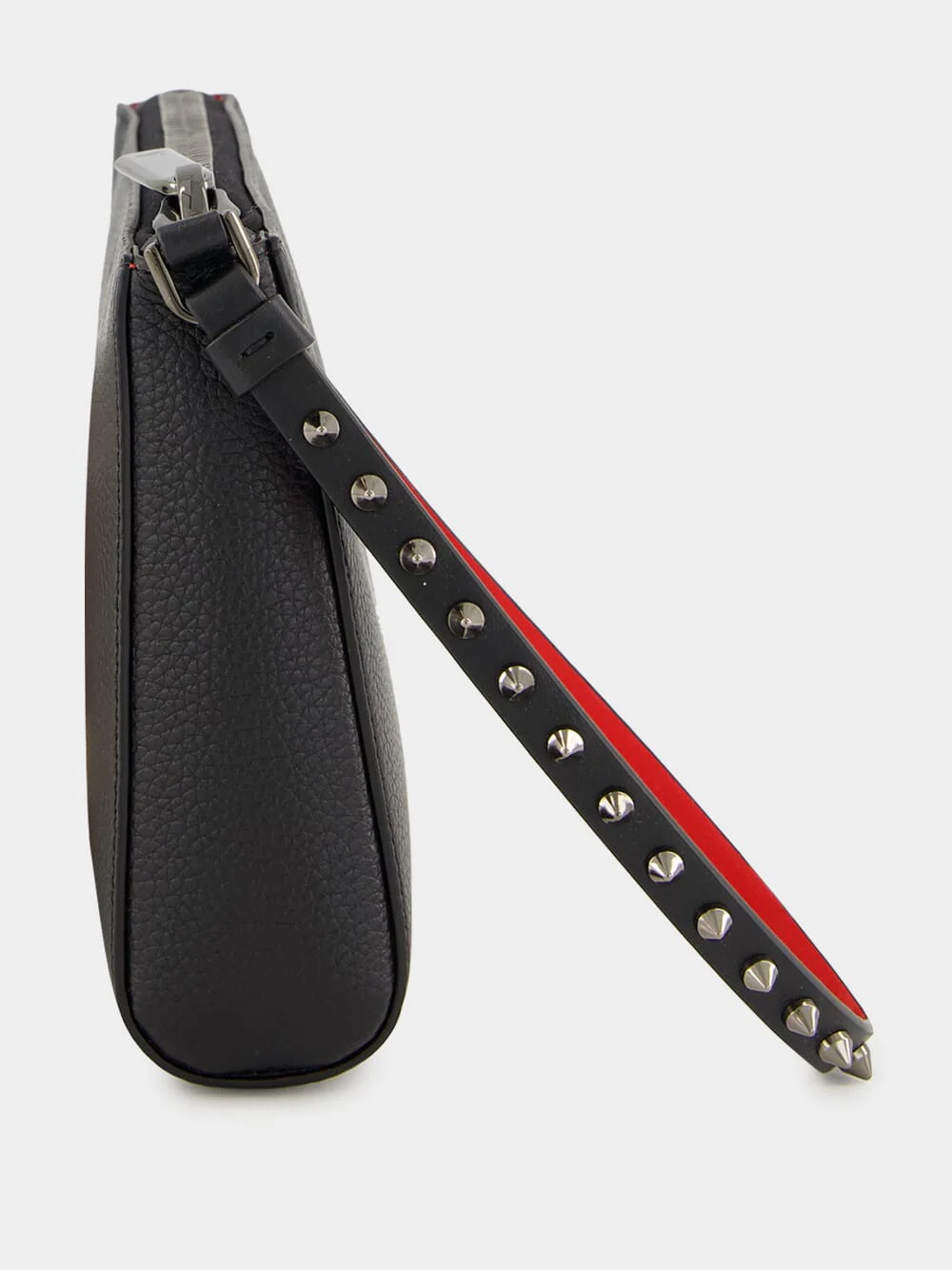 Cabata Soft Empire Mini Pouch in Black Calf Leather - Image 3