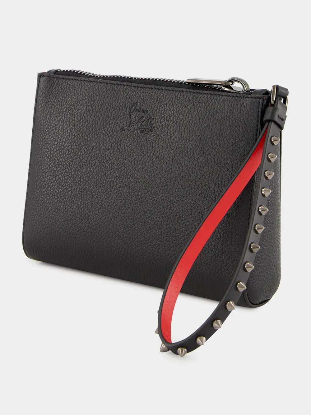 Cabata Soft Empire Mini Pouch in Black Calf Leather - Image 4