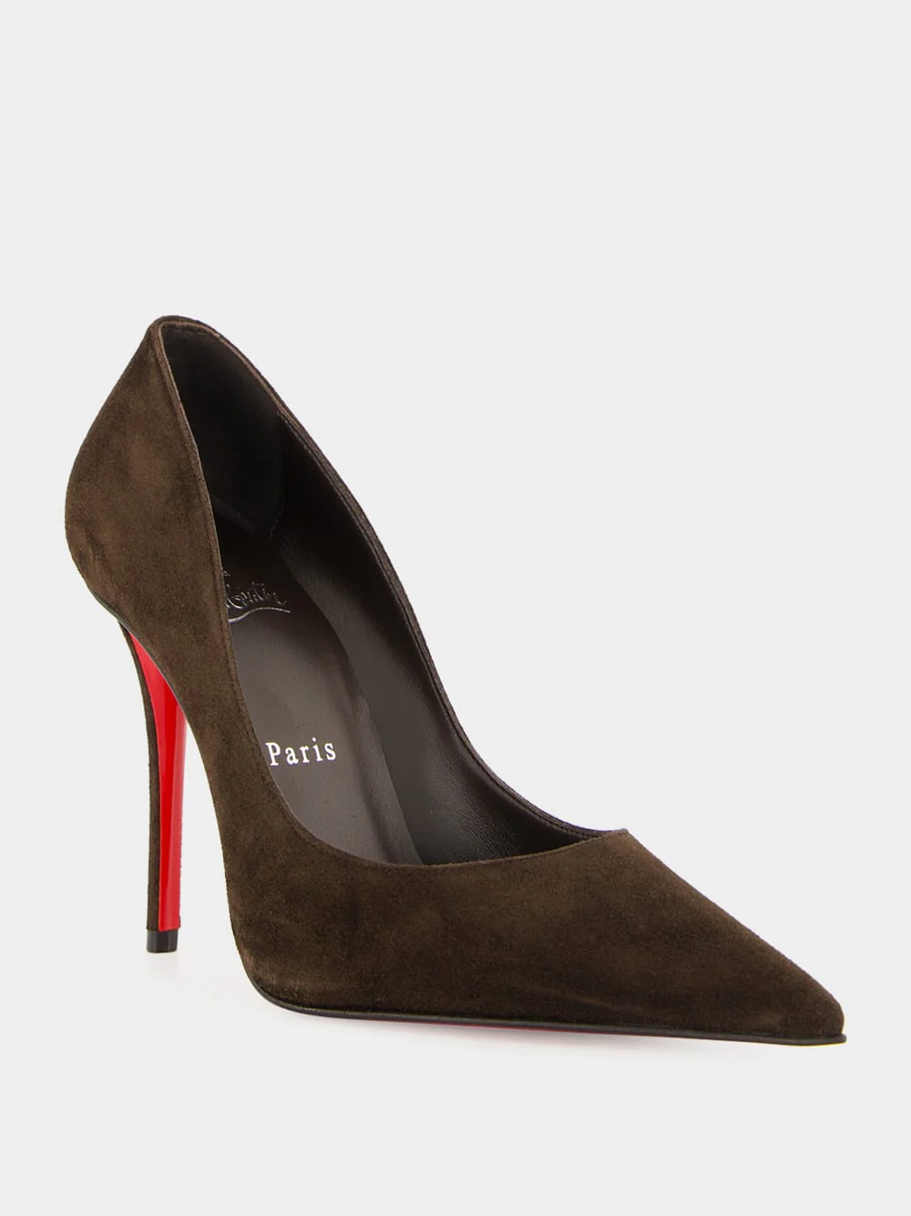 Cafe Brown Miss Z 100 Suede Pumps - Image 2