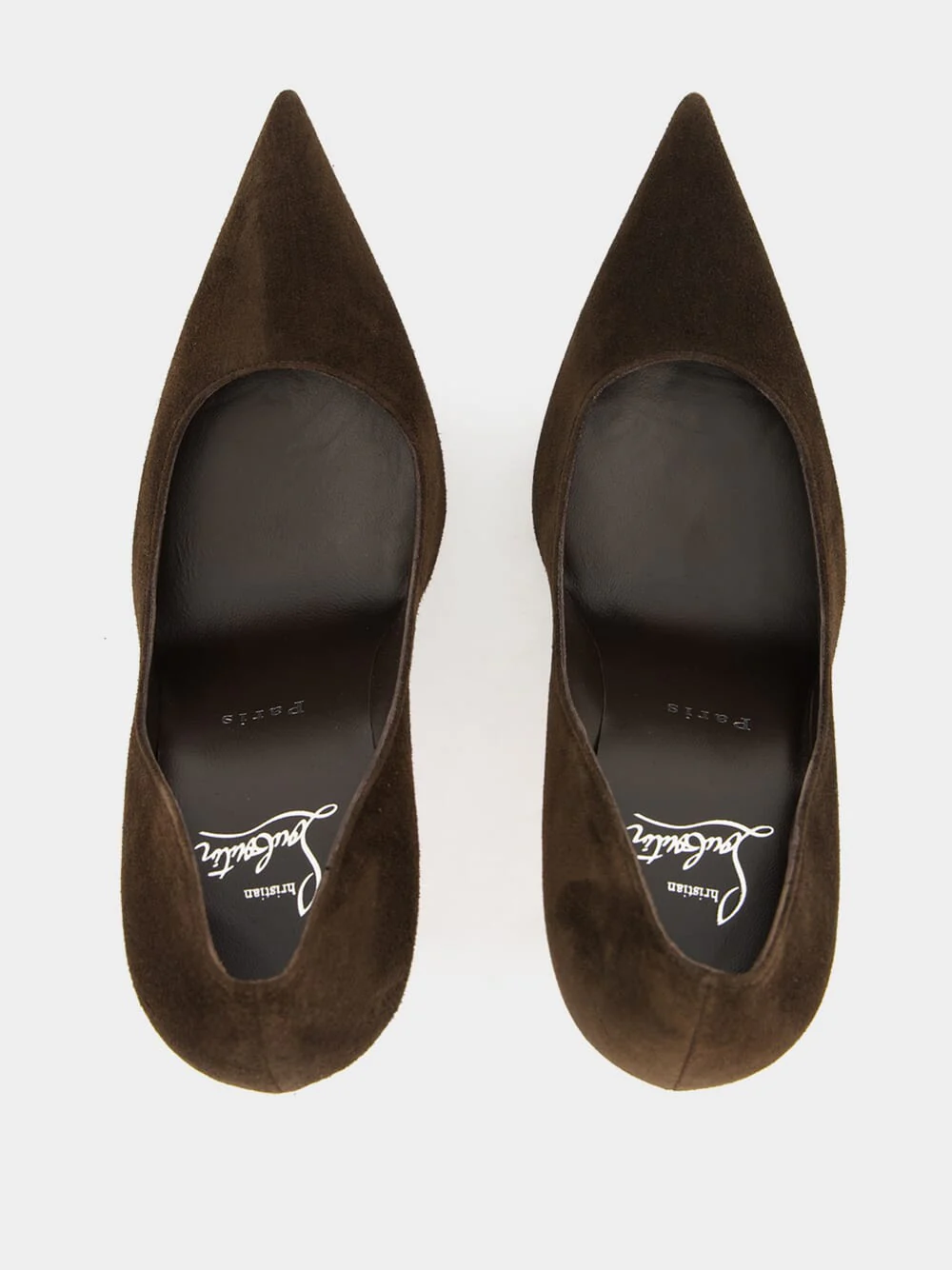 Cafe Brown Miss Z 100 Suede Pumps - Image 4