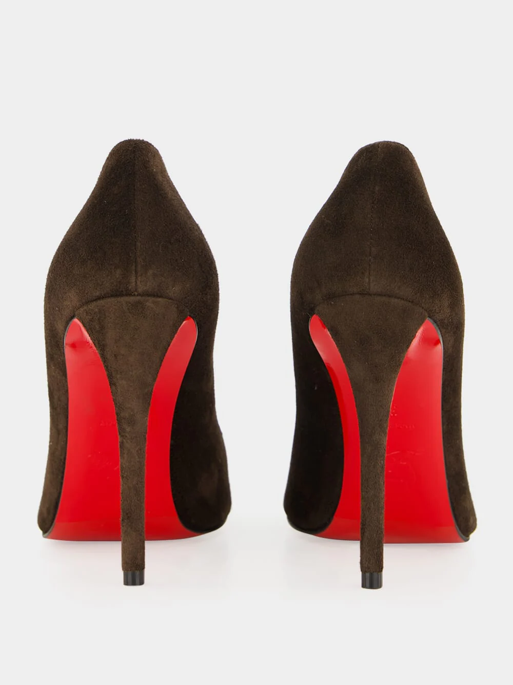 Cafe Brown Miss Z 100 Suede Pumps - Image 5