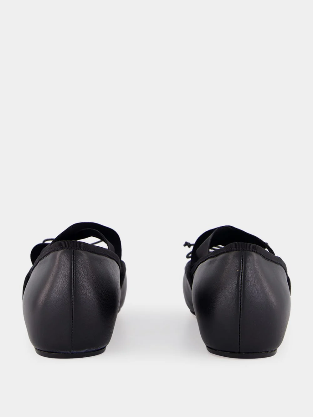 Cassiasticina Black Leather Ballerinas - Image 6