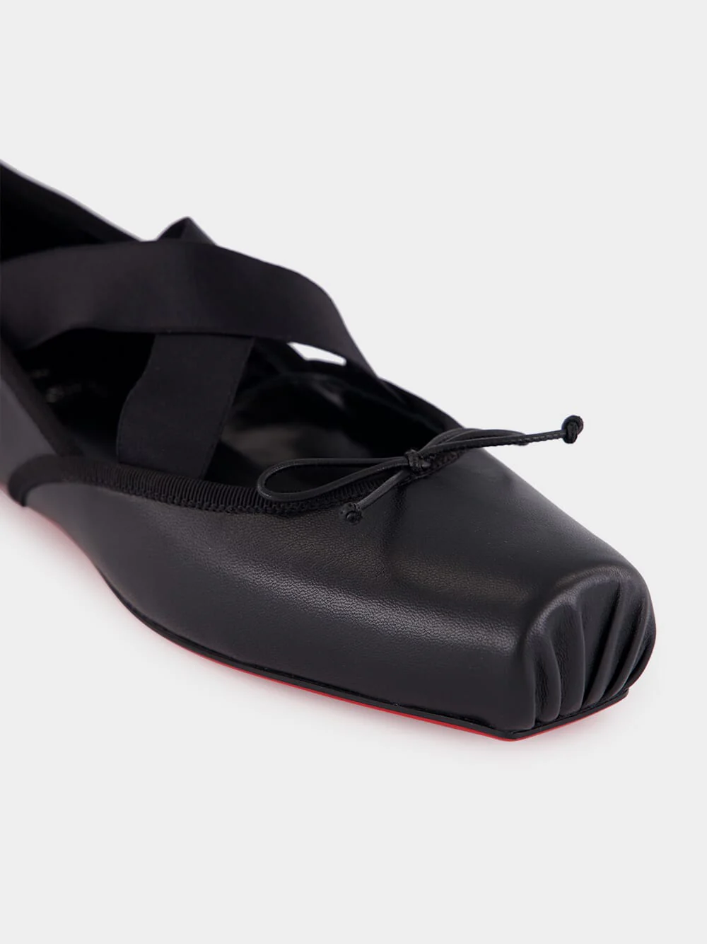 Cassiasticina Black Leather Ballerinas - Image 8