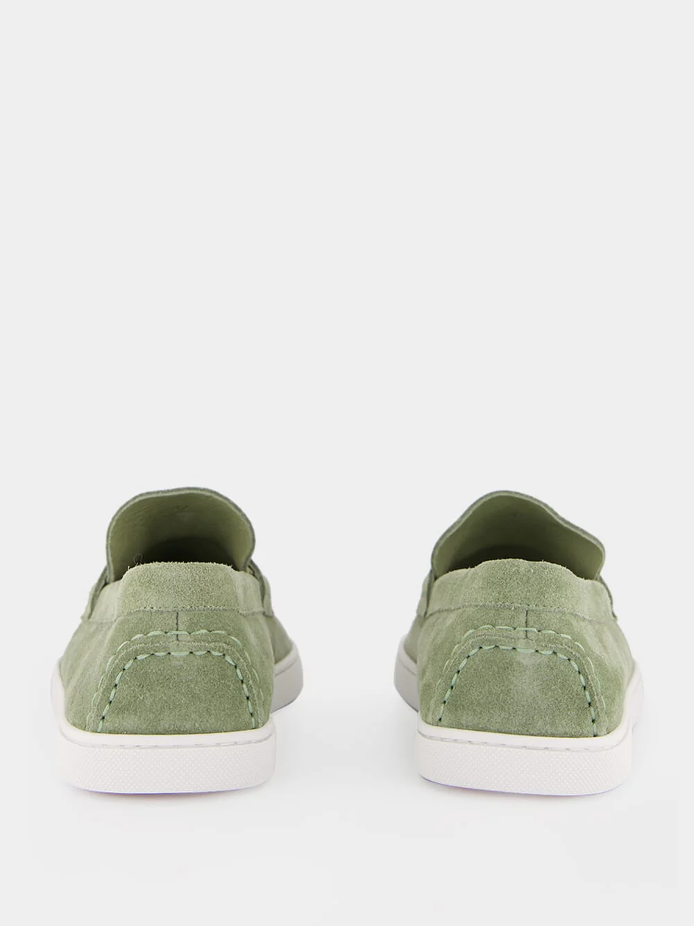 Chambeliboat Boat Shoes in Haiiro Green Calf Leather - Image 6