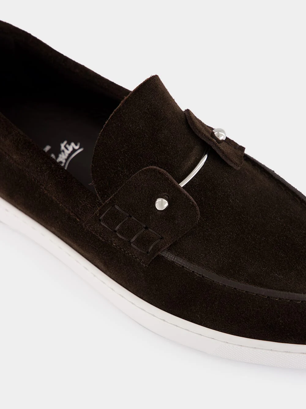 Chambeliboat Café Reversed Calf Leather Boat Shoe - Image 8