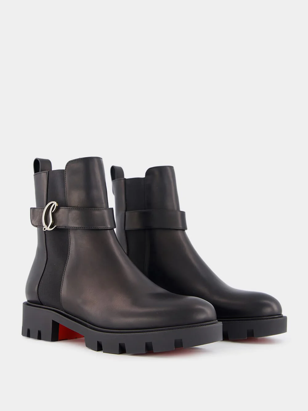 Chelsea Booty Lug leather boots - Image 3