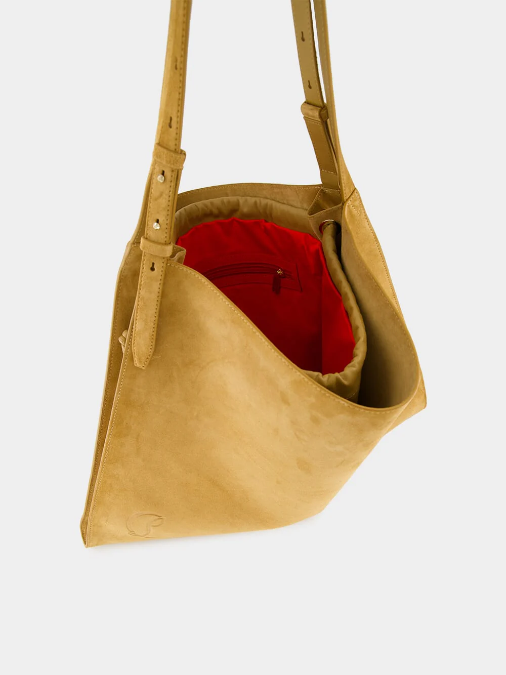 Cosme Suede Calf Leather Tote Bag - Image 5