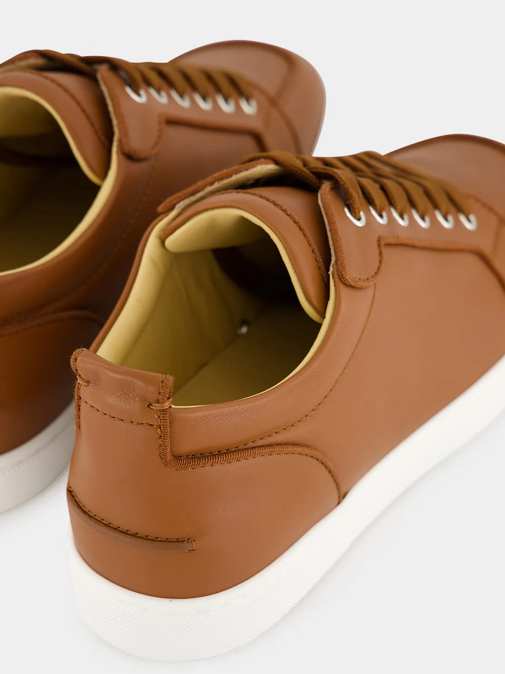 Cuoio Brown Rantulow Calf Leather Sneakers - Image 6
