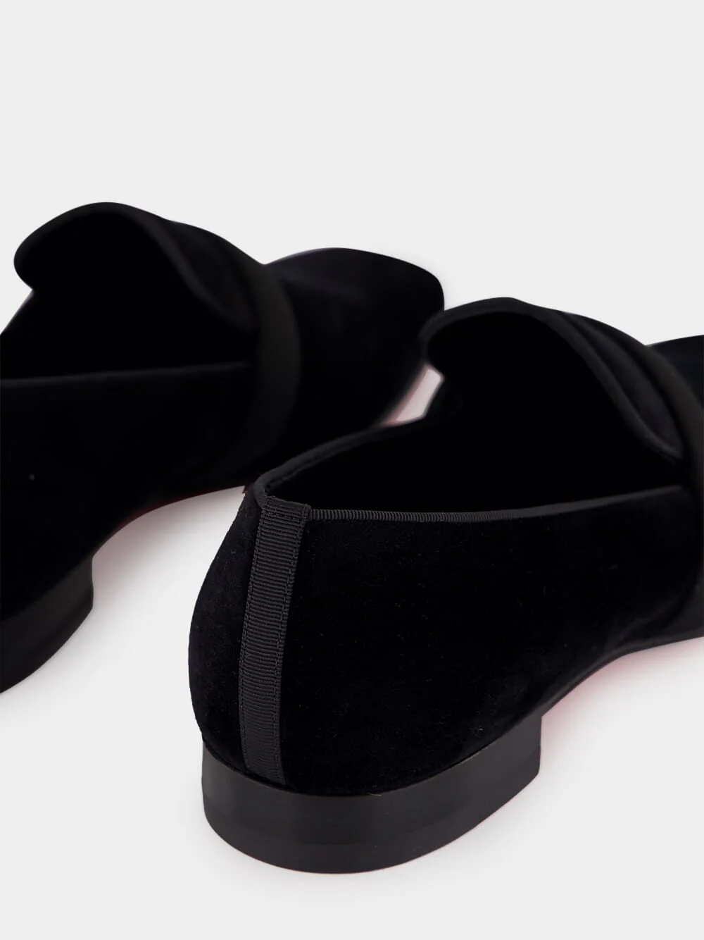 Dandydeco Flat Loafers in Black Veau Velours - Image 5
