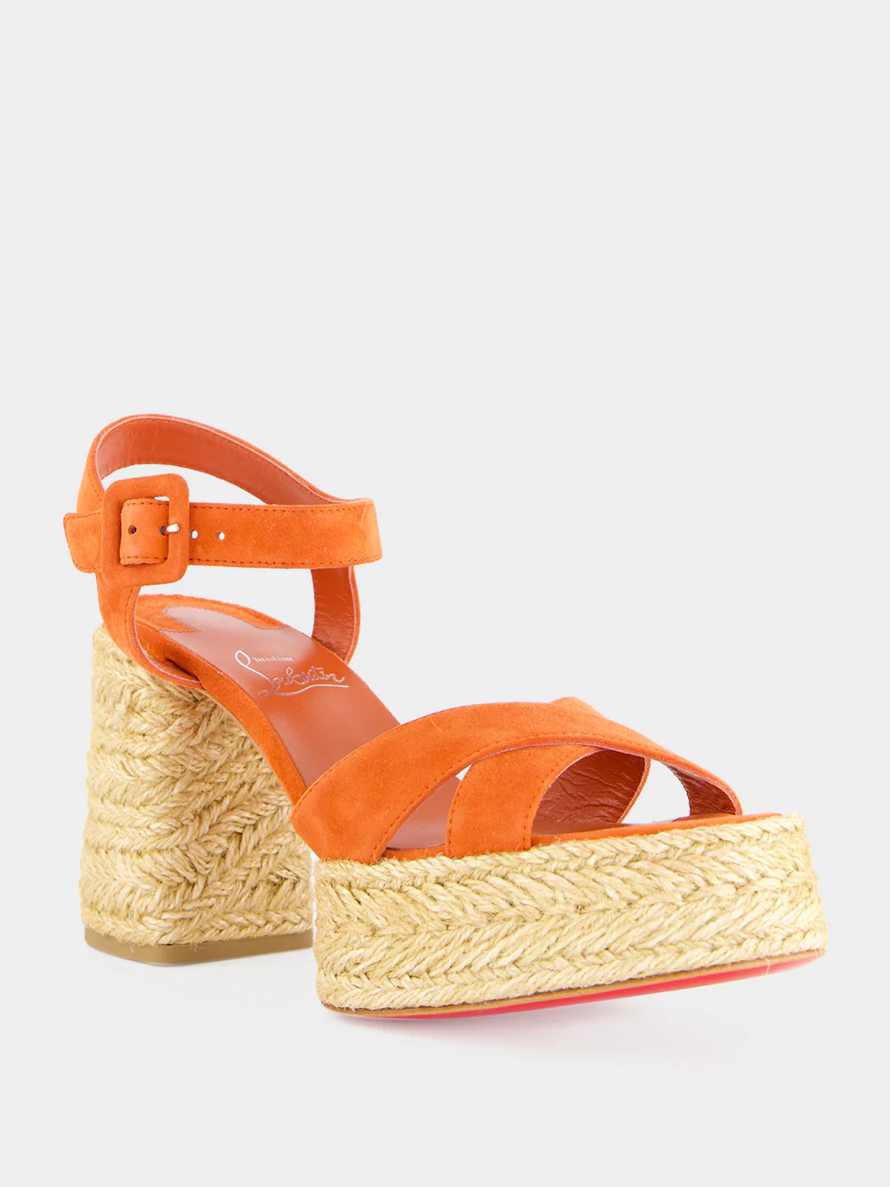 Orange Calakala 85 Suede Espadrille Sandals - Image 2
