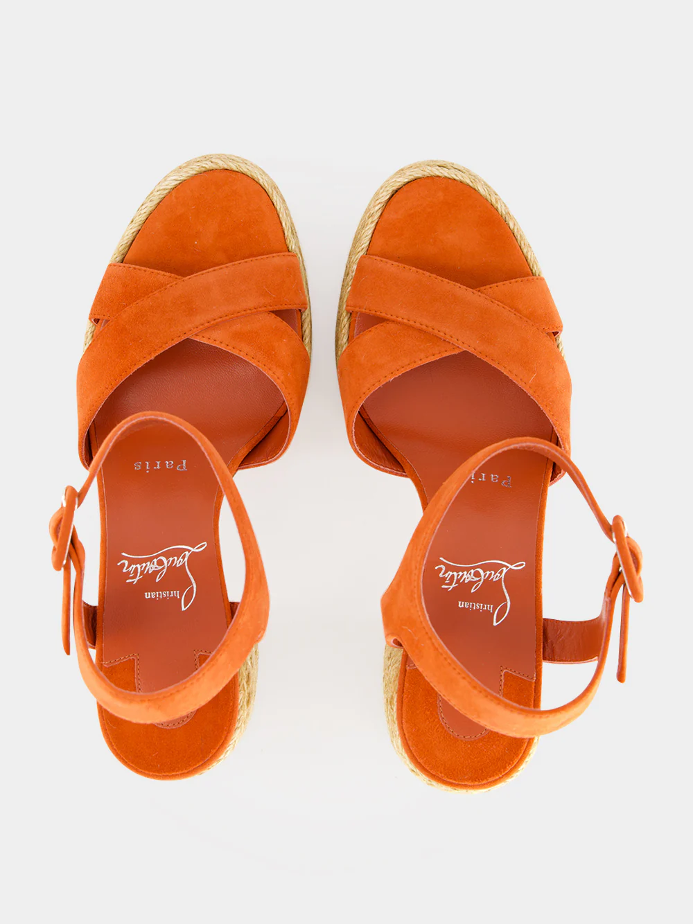 Orange Calakala 85 Suede Espadrille Sandals - Image 4