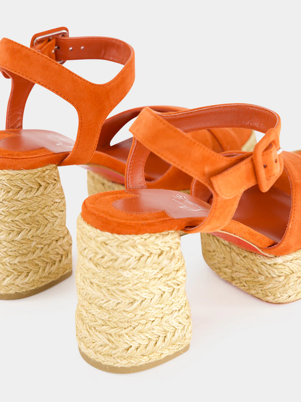 Orange Calakala 85 Suede Espadrille Sandals - Image 6